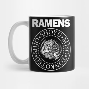 Ramens Bowl Ramen Noodle Punk Rock Music Mug